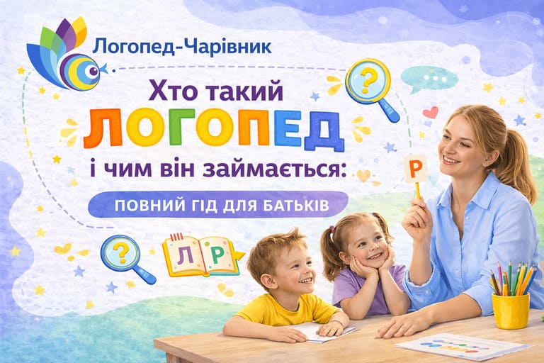 Хто такий логопед і чим він займається: повний гід для батьків