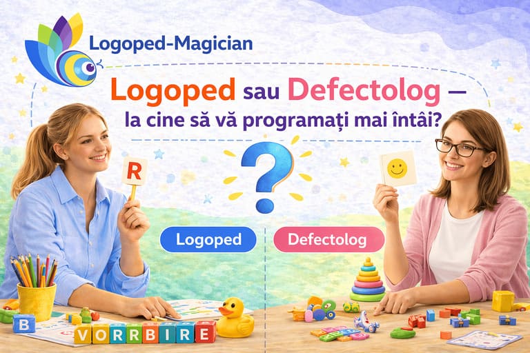 Logoped sau defectolog — la cine să vă programați mai întâi?
