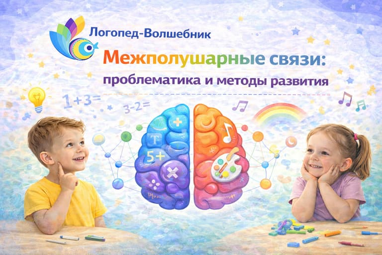Межполушарные связи: проблематика и методы развития