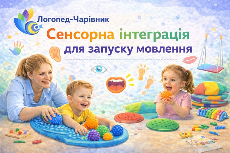 Сенсорна інтеграція для запуску мовлення