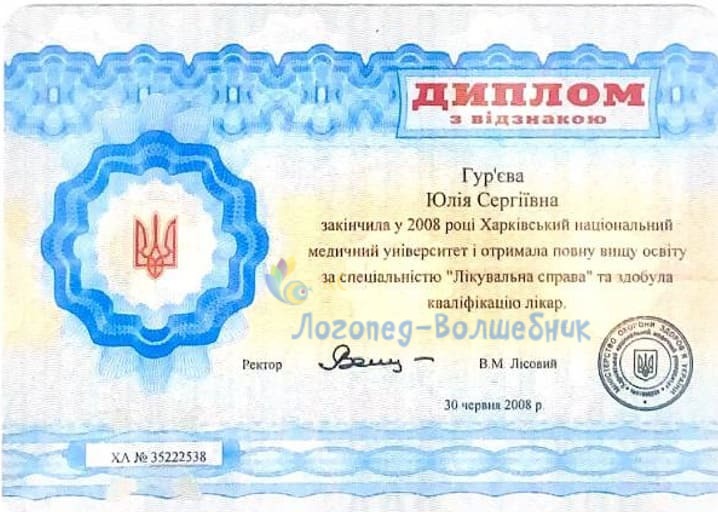 Диплом Ессон Юлия