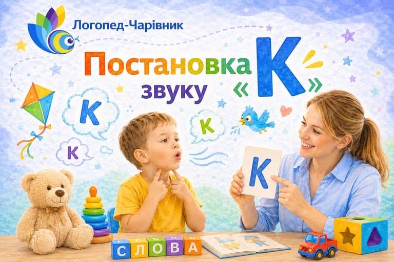 Постановка звуку «К»