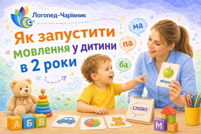 Як запустити мовлення у дитини 2 роки