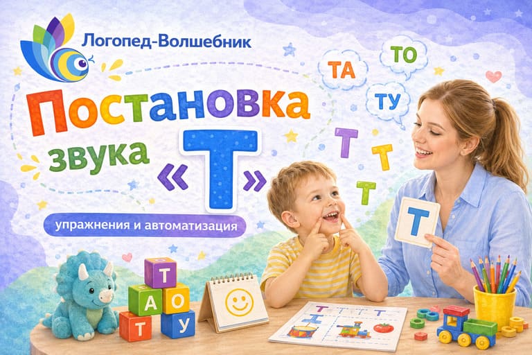 Постановка звука «Т»