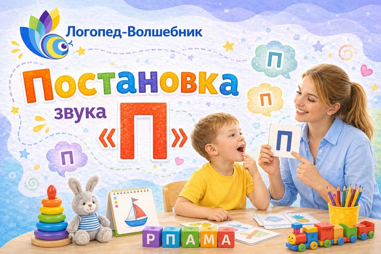 Постановка звука «П»