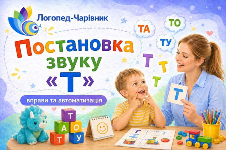 Постановка звуку «Т»