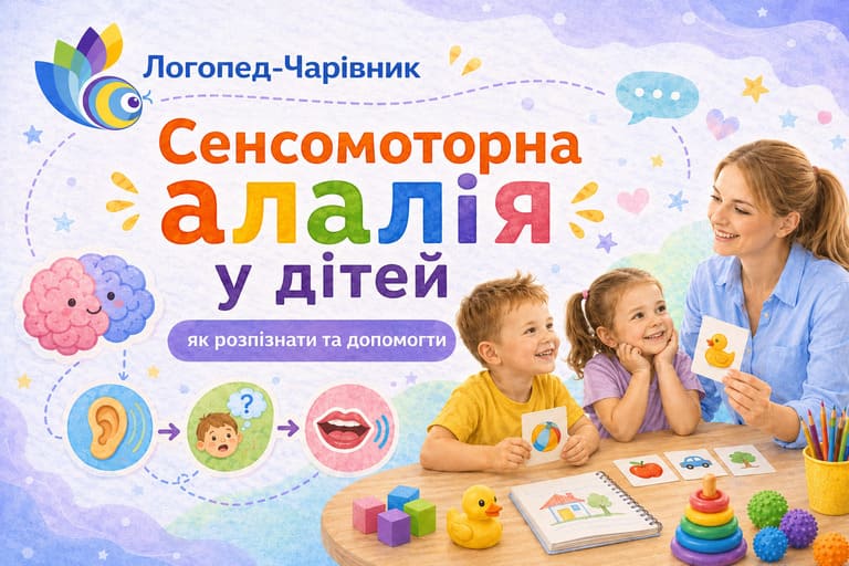 Сенсомоторна алалія у дітей