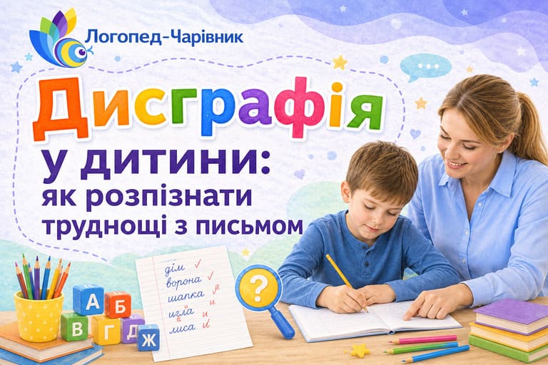 Дисграфія в дитини: як розпізнати труднощі з письмом