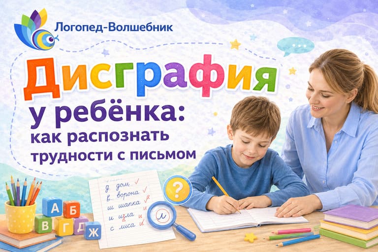 Дисграфия у ребёнка: как распознать трудности с письмом