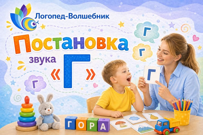 Постановка звука «Г»
