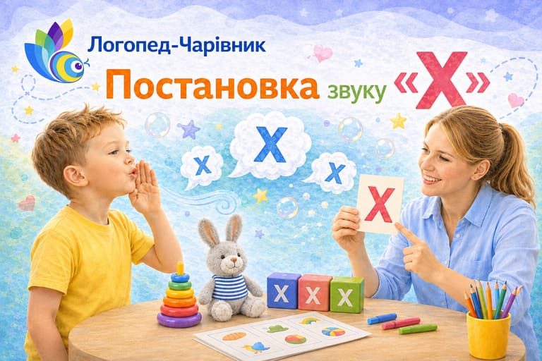 Постановка звуку «Х»