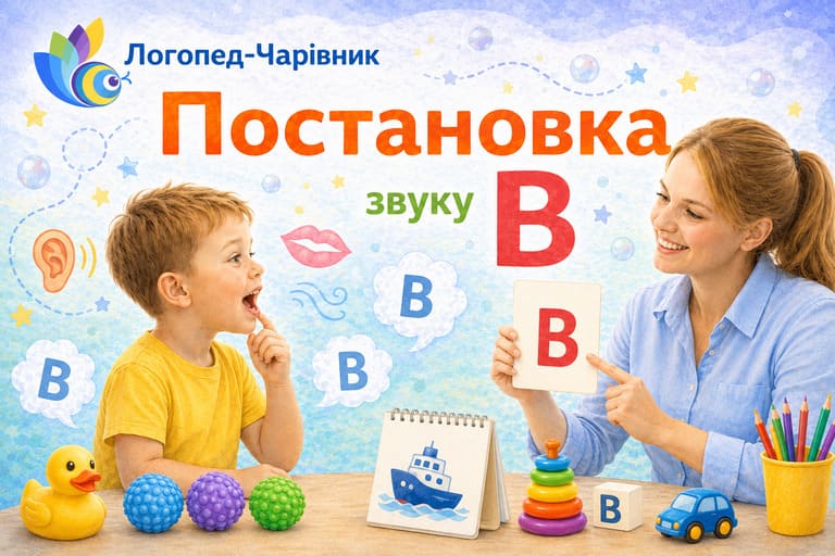 Постановка звуку «В»