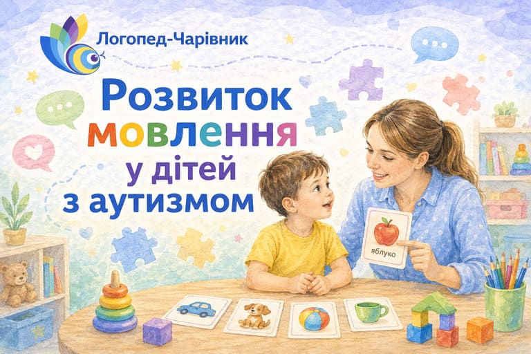Розвиток мовлення у дітей з аутизмом